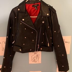 Star Studded Moto Jacket